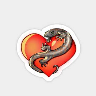 Salamander Heart Sticker